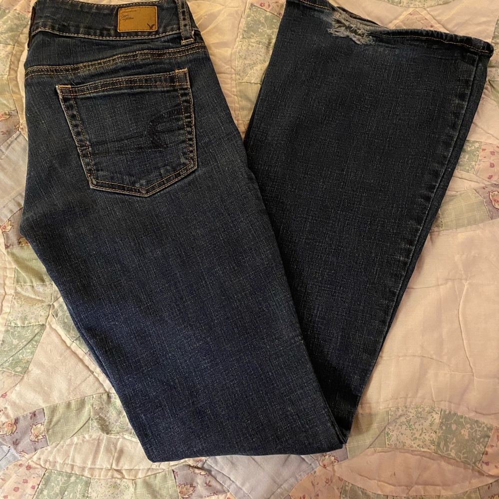American Eagle Low Rise Skinny Flare Size 2R